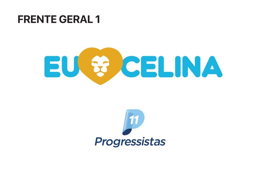 Arte Eu ♥ Celina — azul
